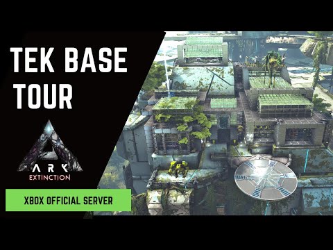 Tour of our Extinction Tek Base! ARK Survival Evolved. Official Server.