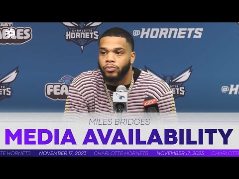 Hornets vs Bucks: Miles Bridges Postgame Media Availability | 11/17/20223