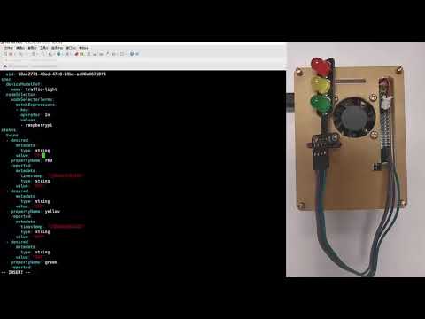 Using Kubernetes API in the cloud to control the Edge Device with KubeEdge