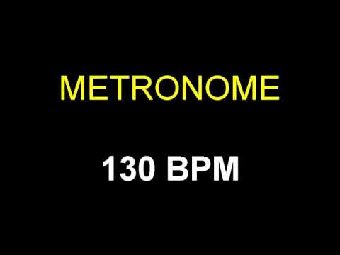 Metronome 130 BPM Beats Per Minute