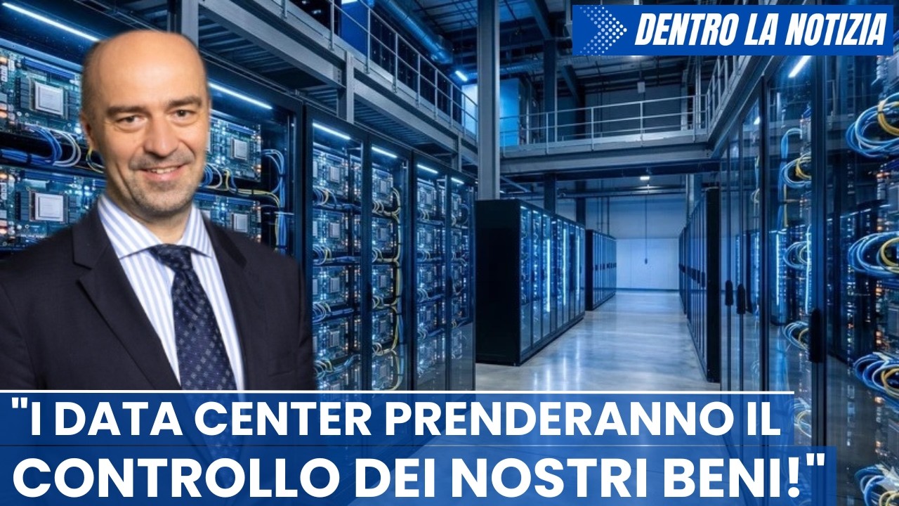 Economista Werner: data center e IA servono a CONTROLLARE noi e a prendere i nostri soldi! Che fare!