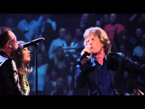 Gimme Shelter - U2 with MICK JAGGER Fergie ( HD )