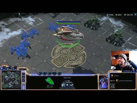 StarCraft II - Protoss Poking Replica 🎮🧙 All Carrier Quotes Reaction