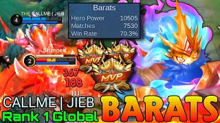 Download lagu Tanky Jungler Barats 7,500  Matches - Top 1 Global Barats by CALLME | JIEB - Mobile Legends mp3