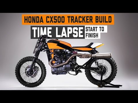 Honda CX500 Flat Tracker Build Timelapse at Dime City Cycles