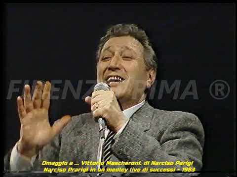 Omaggio a... Vittorio Mascheroni. Narciso Parigi canta live un medley di canzoni - Teleregione. 1983
