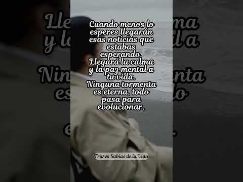 Calma y paz mental/ Frases para reflexionar #frases