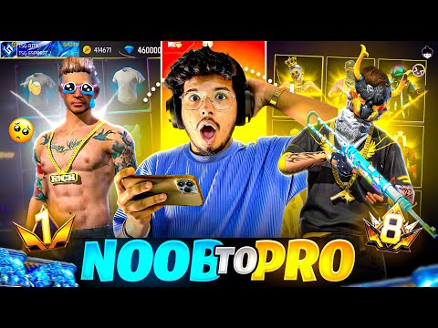 FREE FIRE NOOB TO ULTRA PRO MAX😍in 11,200 Diamonds || New Store in 99💎 - Two side gamers 