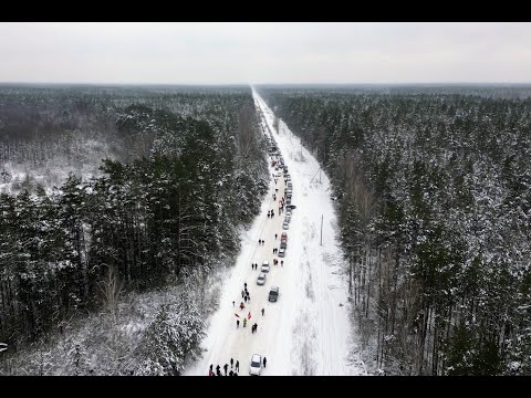 Polacy protestowali razem z Litwinami w Kopciowie. Strzelnica jak najdalej granicy
