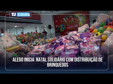 ASSEMBLEIA LEGISLATIVA DE GOIÁS LANÇA CAMPANHA NATAL SOLIDÁRIO