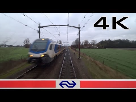 Finally, a FLIRT! 4K CABVIEW HOLLAND Roosendaal - Dordrecht FLIRT 8feb 2019