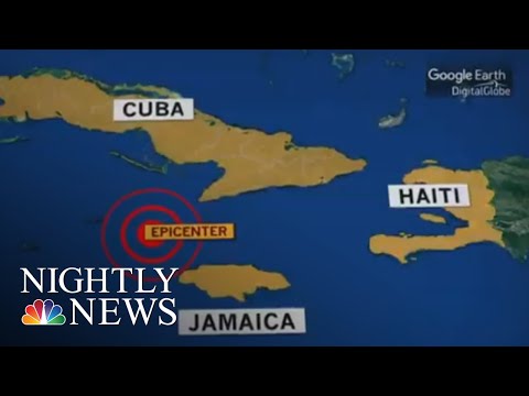 Powerful Earthquake Strikes The Caribbean | NBC Nightly News