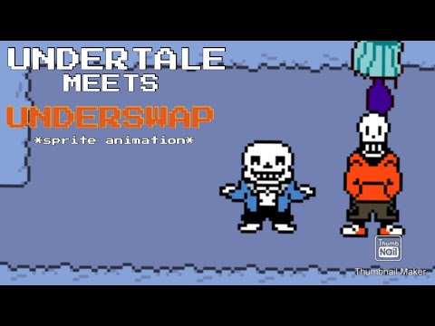 UNDERTALE Meets UNDERSWAP || SPRITE ANIMATION
