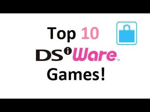 Top 10 DSiWare Games!!