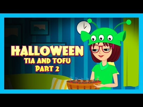 HALLOWEEN STORY (Part 02) - Tia and Tofu Stories || Tia and Tofu Celebrating Halloween