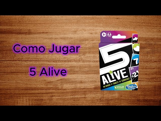 Vídeo relacionado con Hasbro Gaming 5 Alive, para niños, Divertido Juego para Toda la Familia, Juego de Cartas para 2 a 6 Jugadores, Edad Mayores de 8 años