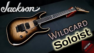 Video thumbnail for Jackson Limited Edition Wildcard Series Soloist SL2FM Transparent Black Burst guitar close up video by Oxford Guitars