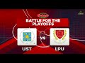 2022 Shakey’s Super League - Day 8, Match 4 - UST vs. Lyceum