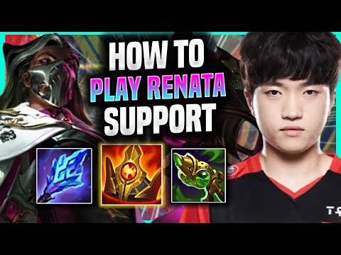 LEARN HOW TO PLAY RENATA SUPPORT LIKE A PRO! - T1 Keria Plays Renata Support vs Lulu! | Season 2022