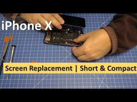 iPhone X - Screen Replacement | SHORT & COMPACT EXPLAINED | Teardown Guide