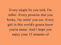 Kristy Lee Cook- 15 Minutes of Shame lyrics