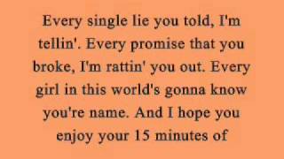 Kristy Lee Cook- 15 Minutes of Shame lyrics