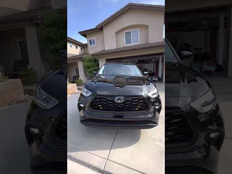 2020 - 2023 Toyota Highlander mod modification upgrades black edition