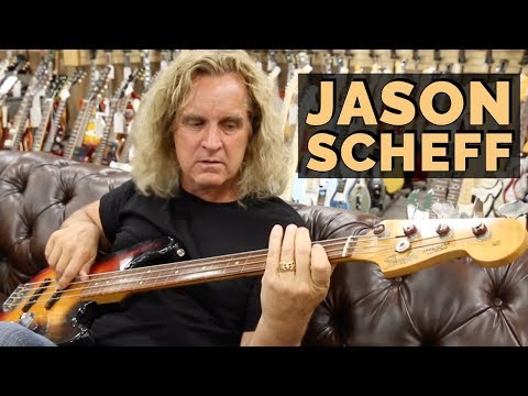 Jason Scheff playing a Fender Custom Shop Fretless Jaco Jazz Bass | Norman's Rare Guitars