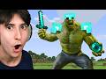 Superheroes Beating Minecraft