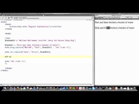 Web Design and Programming Pt 9 Strings