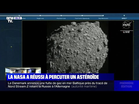 Mission Dart: la Nasa réussit à percuter une astéroïde, une première pour l'humanité Mission Dart: la Nasa réussit à percuter une astéroïde, une première pour l'humanité