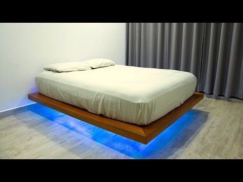 How to make a floating bed base