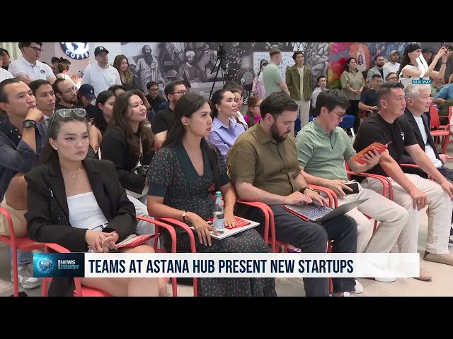 Командалар Astana Hub-та жаңа стартаптар ұсынды