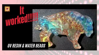 UV Resin And Water Beads WILL IT WORK? | UV Resin Crafts | UV Resin Art | Plus A Giveaway