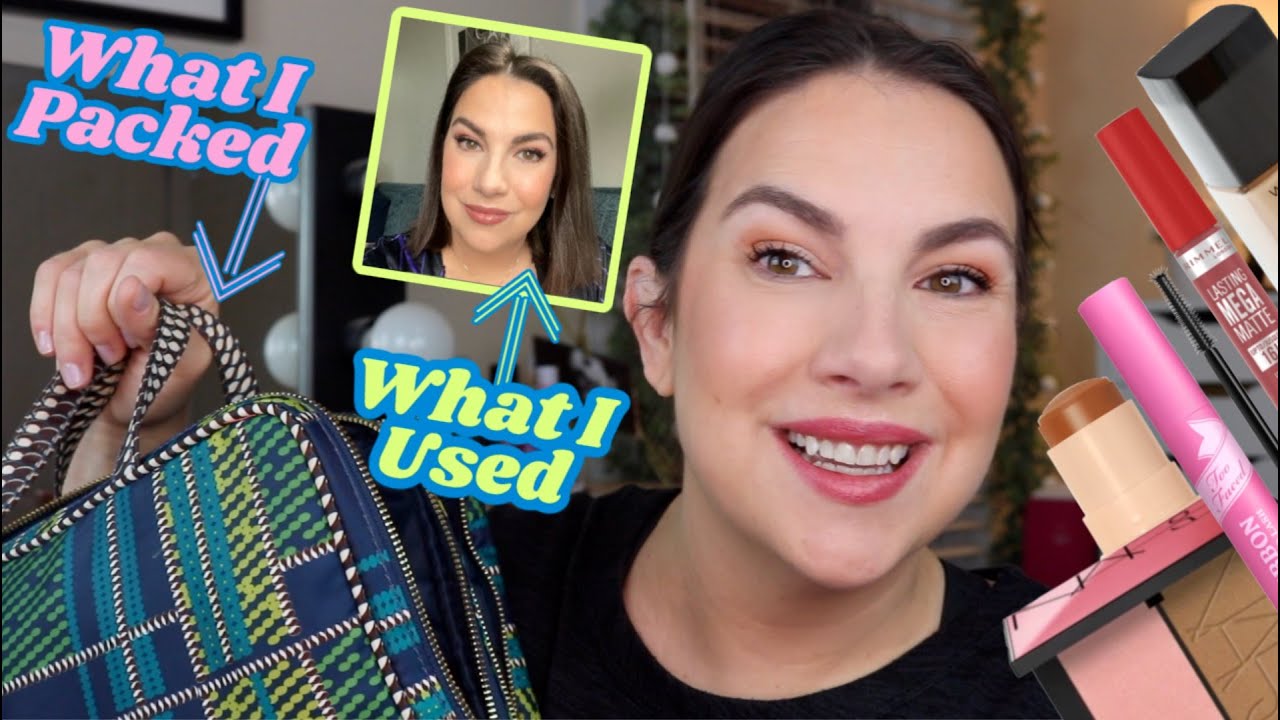 TRAVEL MAKEUP BAG: What I Packed vs. What I Actually Used
