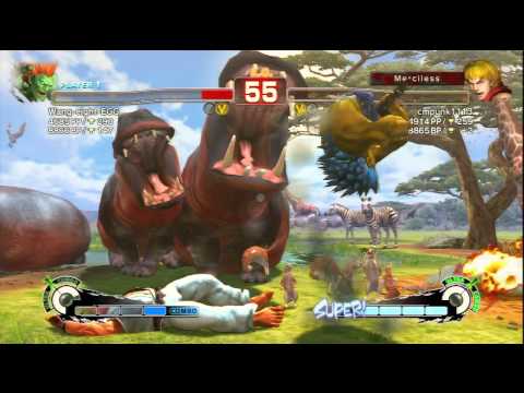Wang-eight-EGG (Blanka) Vs cmpunk1113 (Ken) SSF4 AE Ranked Matches - PSN