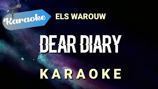 Download lagu [Karaoke] Dear diary - Els Warouw (Dear diary ku ingin bercerita) | Karaoke mp3