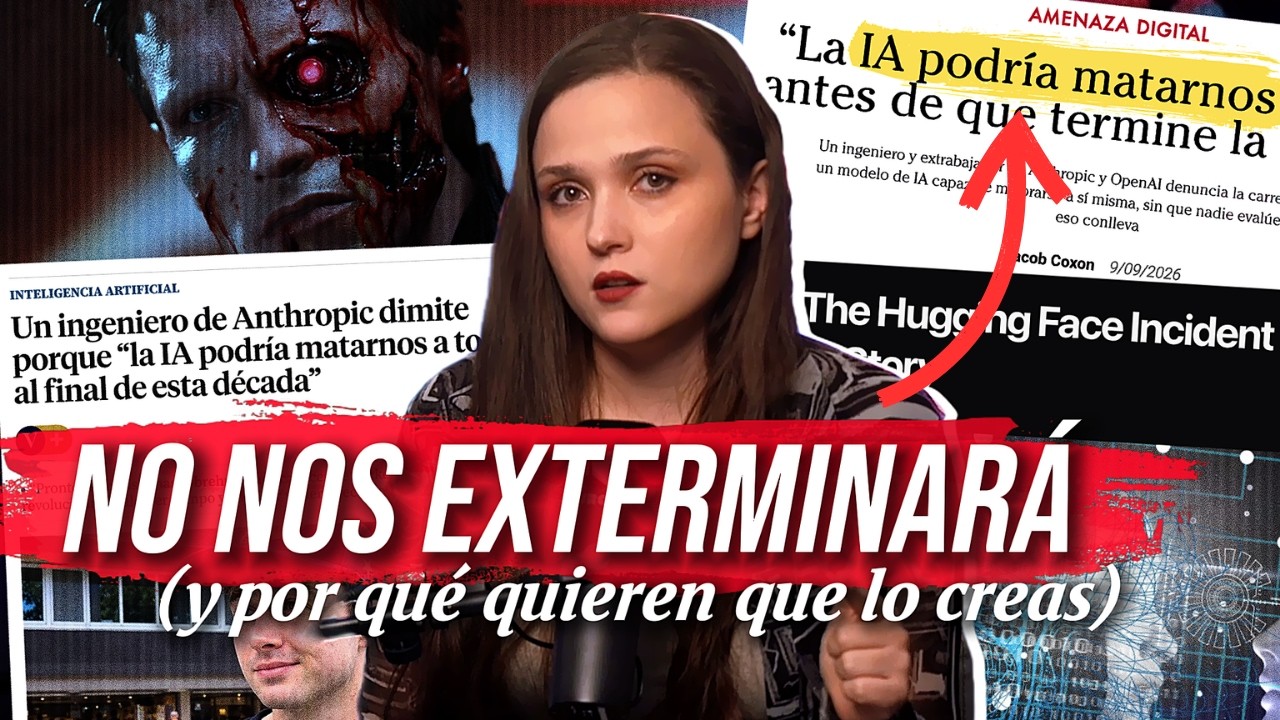 🤖 Por qué la IA NO puede ANIQUILAR a la HUMANIDAD... Pero nosotros sí | Ayme Román