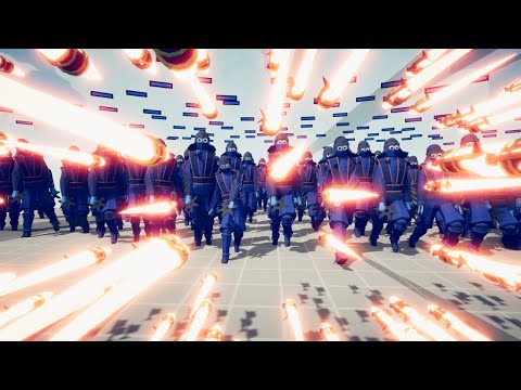 100x SENSEI vs 3x GOD UNITS - Totally Accurate Battle Simulator TABS