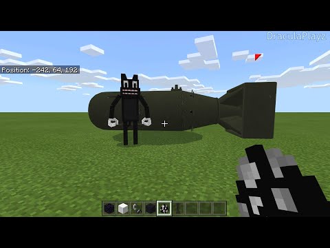 Cartoon Cat VS Nuclear Bomb In Minecraft !!!!!!