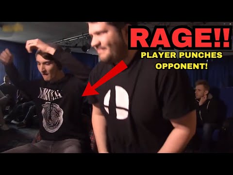 EPIC RAGE COMPILATION! (Player PUNCHES Opponent!) - SUPER SMASH BROS ULTIMATE