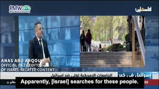 P A TV Hosts discussing depicted US Protests