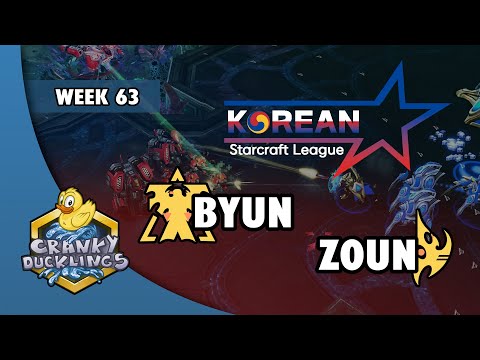 ByuN vs Zoun - TvP | Korean StarCraft League: Week 63 | Open StarCraft 2 Tournament