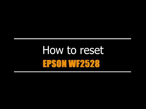 Tutorial Reset Epson WF-2528 — como fazer o reset passo a passo