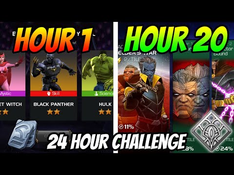 24 Hour New Account Challenge | How far can I get? | Marvel Contest of Champions
