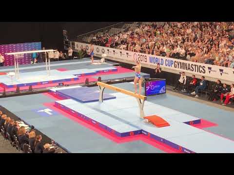 2019 World Cup Melbourne - Valeria Osipova (UKR) - beam