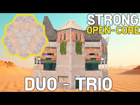 Rust – Strong DUO/TRIO Base with Open Core & 3 Walls