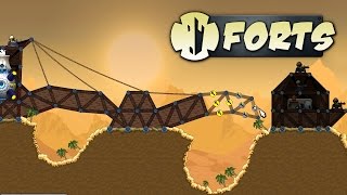 Forts - The Quest for Oil! - Let's Play Forts Campaign Gameplay