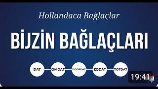 DAT ile Biten Hollandaca Bağlaçlar | omdat, doordat, zodat (Kolay Anlatım)