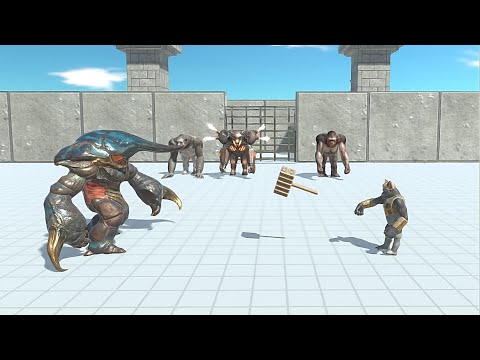 Punch Units VS Mutant Primates - Animal Revolt Battle Simulator